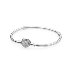 Pandora (Kette mit) Herz-Armband mit Herzverschluss - 590727CZ