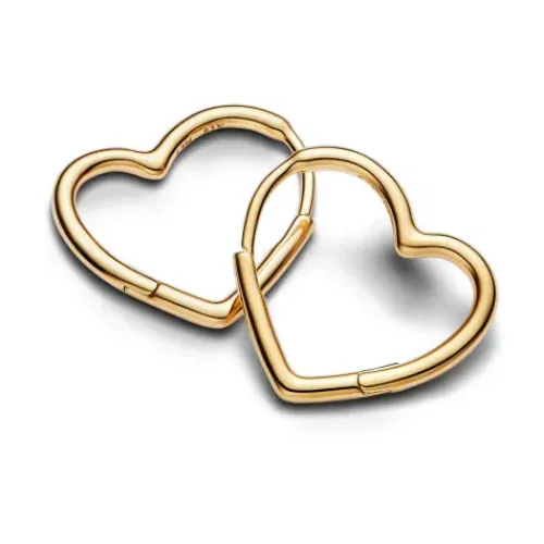 Pandora (Kette mit) Herz-Asymmetrische Herzen Ohrringe - 268307C00