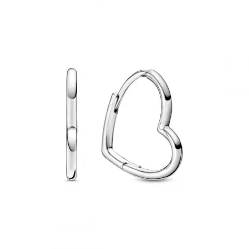 Pandora (Kette mit) Herz-Asymmetrische Herzen Ohrringe - 298307C00