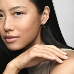 Pandora (Kette mit) Herz-Asymmetrische Herzen Ohrringe - 298307C00