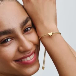 Pandora (Kette mit) Herz-Be Love Gravierbares Herz Charm - 763439C00