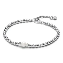 Pandora Armbänder-Behandelte Süsswasserzuchtperle & Kugeln Armband - 593173C01