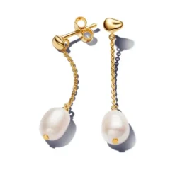 Pandora Ohrringe-Behandelte Süsswasserzuchtperlen Ohrhänger - 263313C01