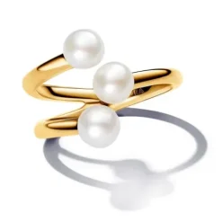 Pandora Ringe-Behandelte Süsswasserzuchtperle Offener Ring - 163285C01