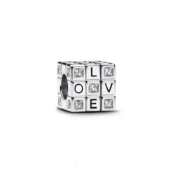 Pandora (Kette mit) Herz-Beweglicher Spielzeugwürfel Charm - 793672C01