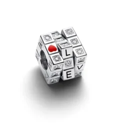 Pandora (Kette mit) Herz-Beweglicher Spielzeugwürfel Charm - 793672C01