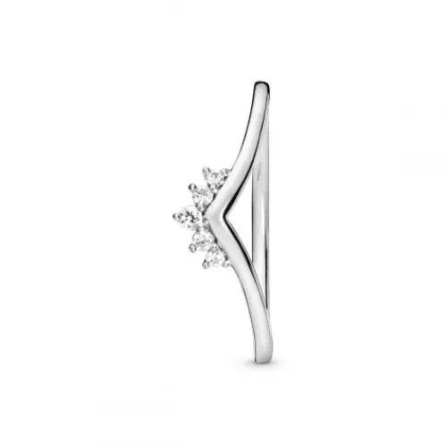 Pandora Ringe-Diadem Wishbone Ring - 198282CZ