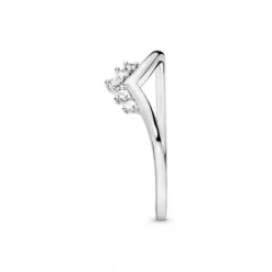 Pandora Ringe-Diadem Wishbone Ring - 198282CZ