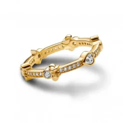 Pandora Ringe-Disney Micky Maus & Minnie Maus Funkelnder Ewigkeitsring - 162957C01