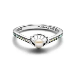 Pandora Ringe-Disney Prinzessin Arielle Muschel Behandelte Süsswasserzuchtperle Ring - 193654C01