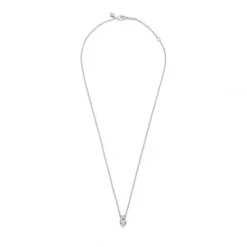 Pandora (Kette mit) Herz-Doppelherz Funkelnde Halskette - 391229C01-45