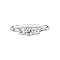 Pandora Ringe-Drei Klare Steine Ring - 196242CZ