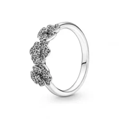 Pandora Ringe-Dreifacher Stiefmütterchen Blumen Ring - 190786C01