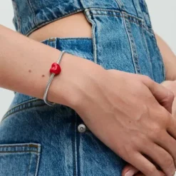 Pandora (Kette mit) Herz-Farbwechselnde Versteckte Botschaft Herz Charm - 793087C01