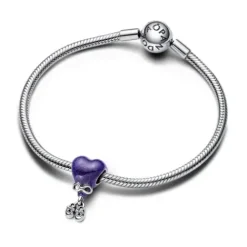 Pandora (Kette mit) Herz-Farbwechselndes Gender Reveal Mädchen Charm - 793238C01
