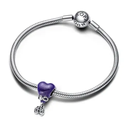 Pandora (Kette mit) Herz-Farbwechselndes Gender Reveal Mädchen Charm - 793238C01
