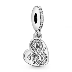 Pandora (Kette mit) Herz-Forever Friends Herz Charm - 791948CZ