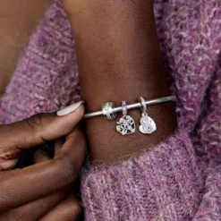 Pandora (Kette mit) Herz-Forever Friends Herz Charm - 791948CZ