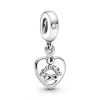 Pandora (Kette mit) Herz-Freunde für immer Herz Charm - 799294C01