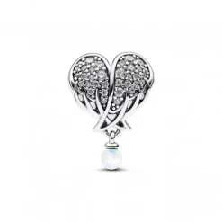 Pandora (Kette mit) Herz-Funkelnde Engelsflügel & Herz Charm - 792980C01