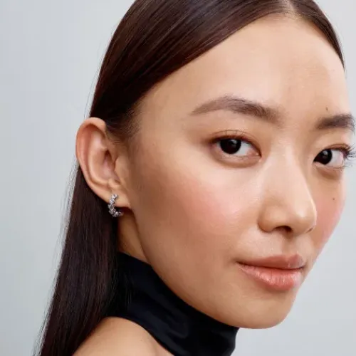 Pandora (Kette mit) Herz-Funkelnde Herzen Offene Creolen - 293657C01