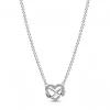 Pandora (Kette mit) Herz-Funkelnde Unendlichkeits Herz Halskette - 392666C01-50