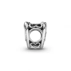Pandora (Kette mit) Herz-Funkelnde Verschlungene Herzen Charm - 799270C01