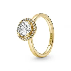 Pandora Ringe-Funkelnder Runder Strahlenkranz Ring - 161234C01