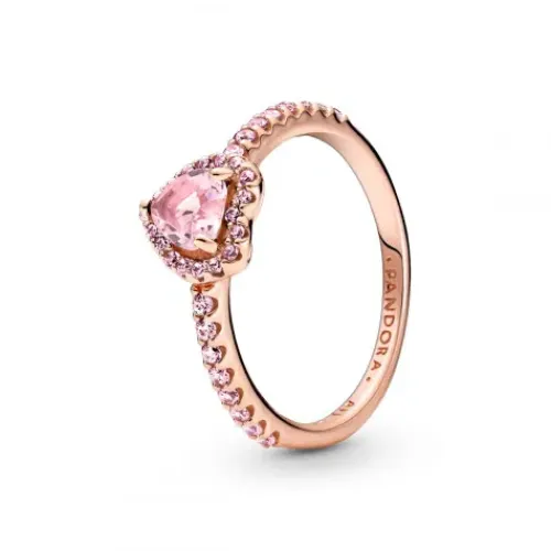 Pandora (Kette mit) Herz-Funkelndes Erhabenes Herz Ring - 188421C04