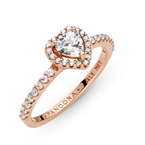 Pandora (Kette mit) Herz-Funkelndes Erhabenes Herz Ring - 188421C02