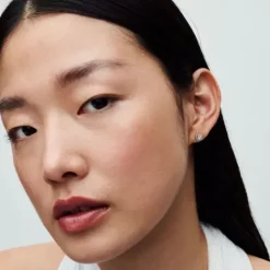 Pandora (Kette mit) Herz-Funkelndes Erhabenes Herz Ohrstecker - 268427C01