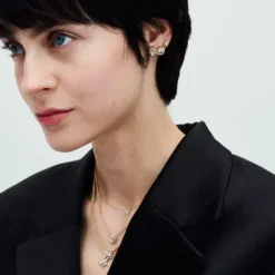 Pandora (Kette mit) Herz-Funkelndes Erhabenes Herz Ohrstecker - 268427C01