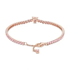 Pandora Armbänder-Funkelndes Herz Tennisarmband - 580041C01