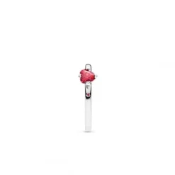 Pandora (Kette mit) Herz-Funkelndes Rotes Herz Ring - 196574CZRMX
