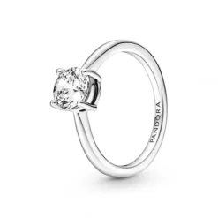 Pandora Ringe-Glitzernder Solitär Ring - 190052C01