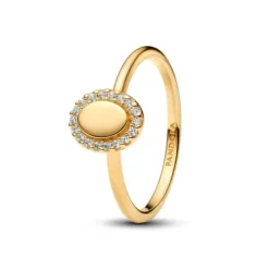 Pandora Ringe-Gravierbarer Ovaler Strahlenkranz Ring - 163800C01