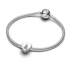 Pandora (Kette mit) Herz-Gravierbares Köln Herz Charm - 792015C00_E080