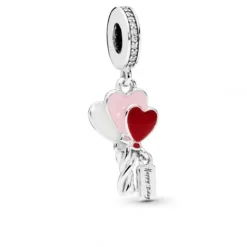 Pandora (Kette mit) Herz-Happy Bday Ballon Charm - 798076CZ