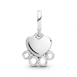 Pandora (Kette mit) Herz-Herzen & Pfotenabdruck Charm - 799360C00