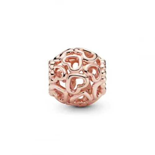 Pandora (Kette mit) Herz-Herzstrudel Charm - 780964