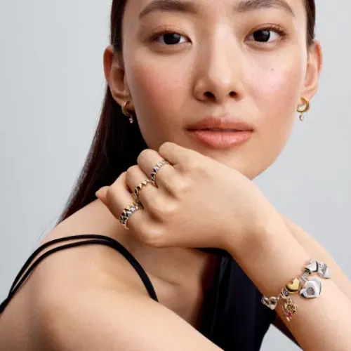 Pandora (Kette mit) Herz-Hängendes Herz Creolen - 263685C01