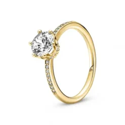 Pandora Ringe-Klare Funkelnde Krone Solitärring - 168289C01