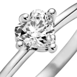 Pandora Ringe-Klares Herz Solitär Ring - 198691C01