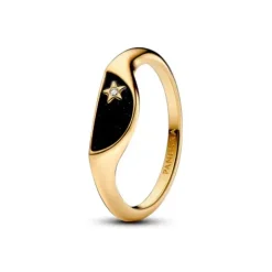 Pandora Ringe-ME Halbierter Emaille Siegelring - 163325C01