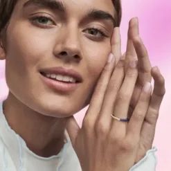 Pandora Ringe-ME Pavé & Blau Doppelring - 162528C01