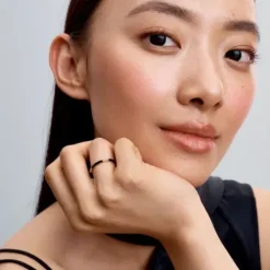 Pandora Ringe-ME Schwarze Emaille & Steine Ring - 163686C01