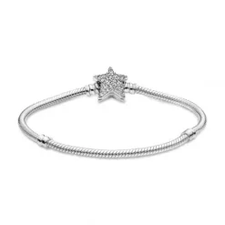 Pandora Armbänder-Moments asymmetrischer Stern Verschluss Schlangen Gliederarmband - 599639C01