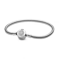 Pandora Armbänder-Moments Funkelndes Crown O Schlangen Gliederarmband - 599046C01