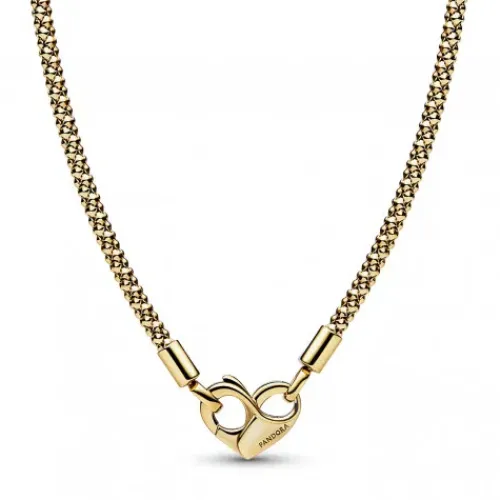 Pandora (Kette mit) Herz-Moments Studded Chain Halskette - 362451C00-45