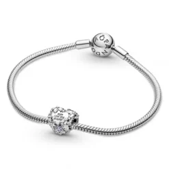 Pandora (Kette mit) Herz-Mum Gänseblümchen Herz Charm - 791155C01